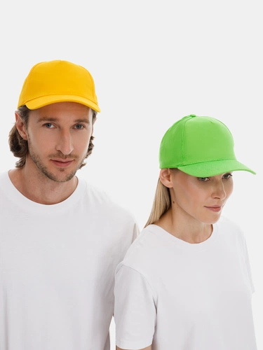 Бейсболка Long Beach, желтая