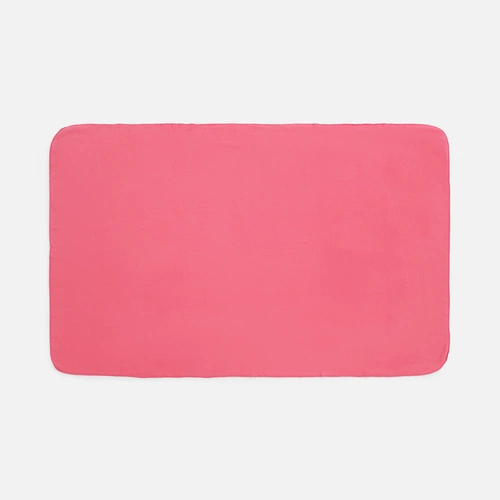 Флисовый плед Warm&Peace, розовый (коралловый)