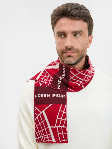 Шарф на заказ Tricksy Light, XL, акрил