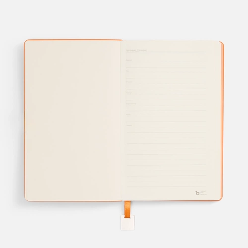Ежедневник Shall Light, недатированный, оранжевый