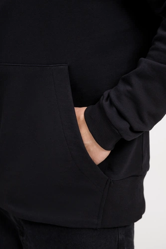 Худи оверсайз унисекс Kosmos, черное