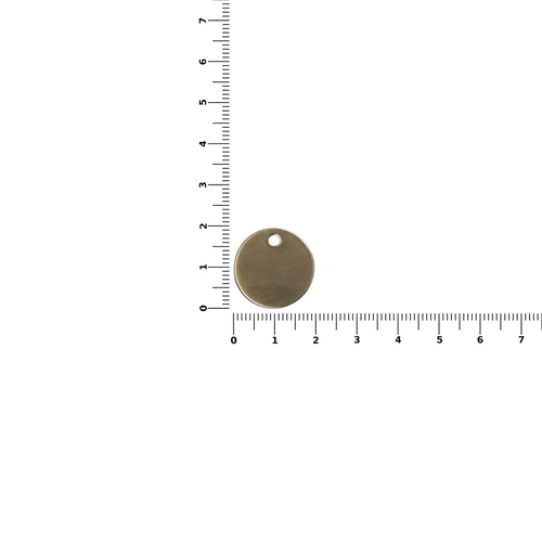 Шильдик металлический Alfa Sirkel, бронзовый