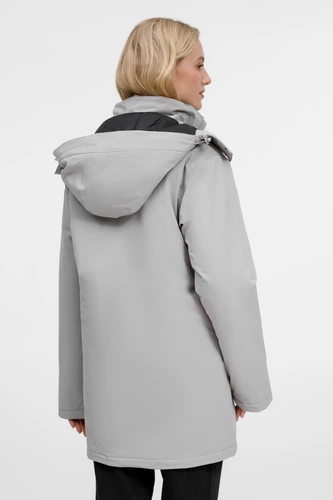 Куртка-парка унисекс Sfera, светло-серая