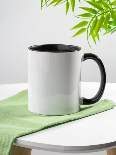 Кружка Promo Plus для сублимационной печати, черная