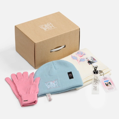 Сет Urban Flow, бело-голубой с нанесением и кастомизацией