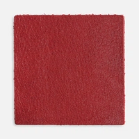 Лейбл кожаный Pasek, L, красный