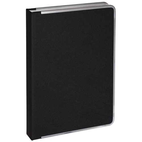 Ежедневник Frame Metal, недатированный, черный
