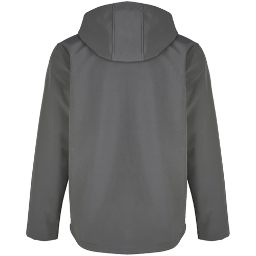 Куртка софтшелл с капюшоном мужская Race Men, темно-серая