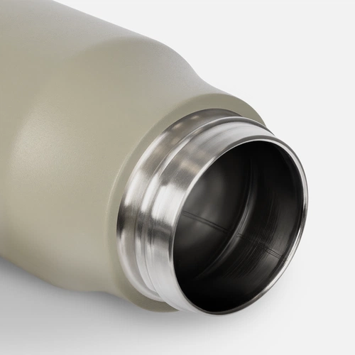 Термобутылка Tateyama, серо-бежевая