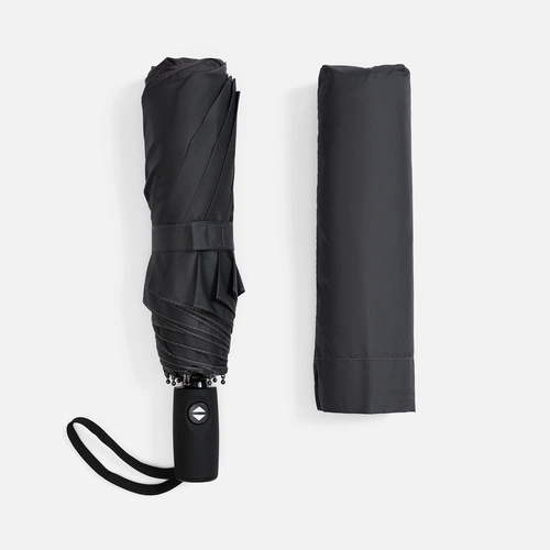 Складной зонт Dome Double с двойным куполом, серый