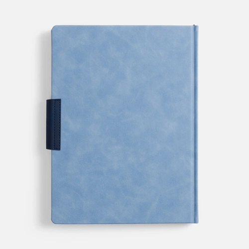 Ежедневник Grande Strap на заказ, датированный, голубой
