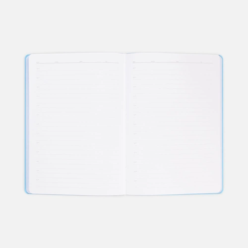 Ежедневник Flexpen Shall, недатированный, голубой