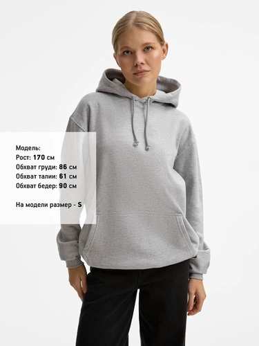 Худи унисекс Condor, серый меланж