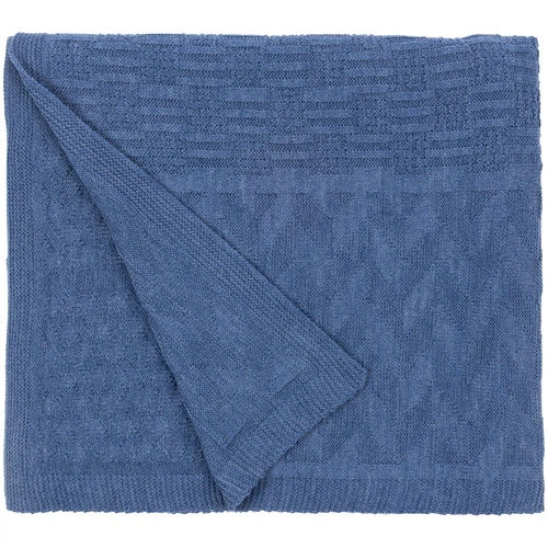 Плед Snippet, синий меланж (джинс)