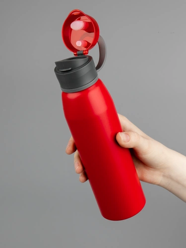 Бутылка для воды Billy Gym, матовая красная