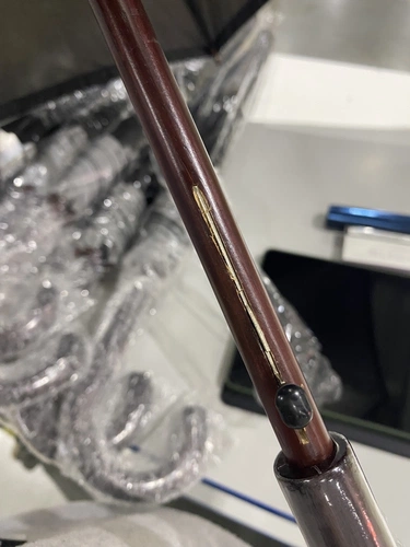 УЦЕНКА! Зонт-трость светоотражающий Reflect, черный