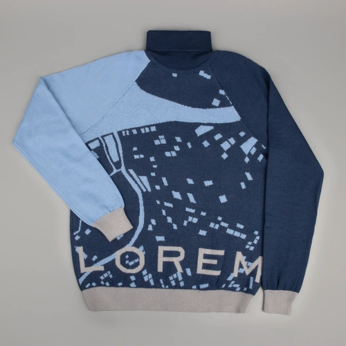 Джемпер на заказ Tricksy Net Reglan, полушерсть