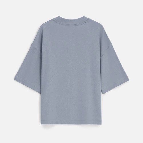 Футболка оверсайз унисекс T9, серая