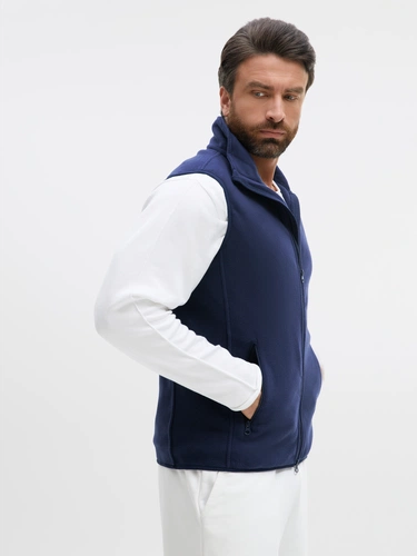 Жилет флисовый унисекс Ben Mac, темно-синий