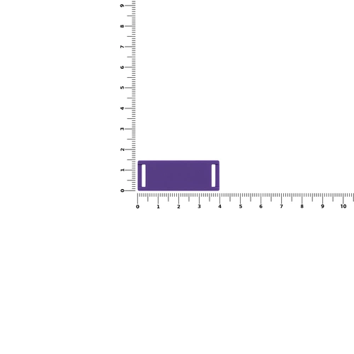 Лейбл из ПВХ Kova, фиолетовый