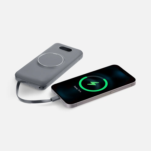 Аккумулятор Omni Qi 10000 мАч, ver.2, серый