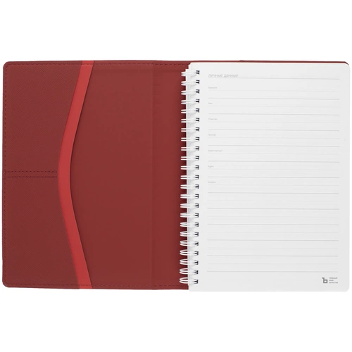 Ежедневник Spring Touch, недатированный, красный