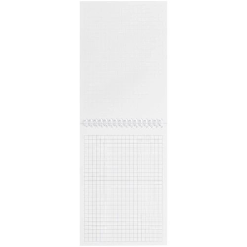 Блокнот Issa в клетку, белый