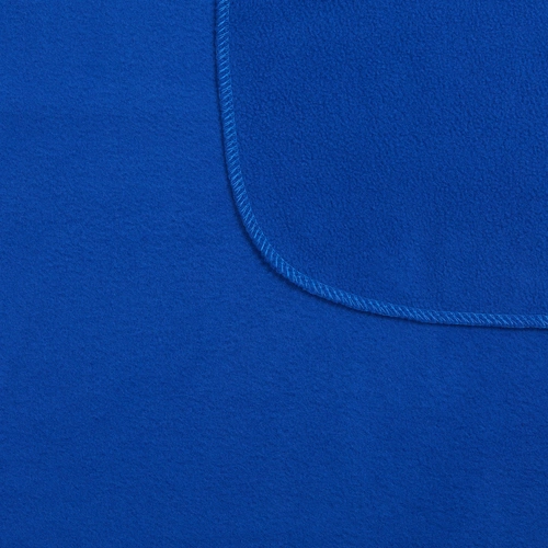 Флисовый плед Warm&Peace, ярко-синий