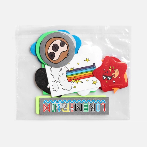 Сет наклеек Lunga с нанесением