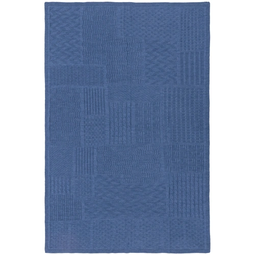 Плед Snippet, синий меланж (джинс)