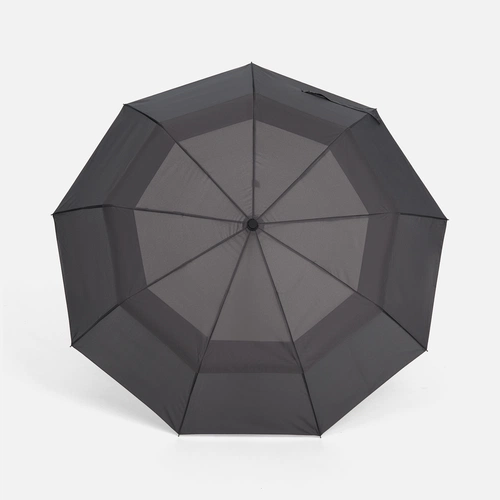 Складной зонт Dome Double с двойным куполом, серый