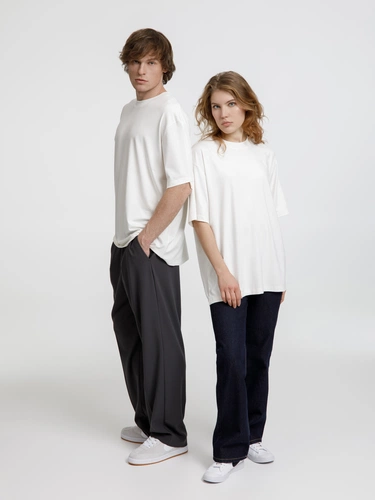 Футболка оверсайз унисекс Lavinia, белая