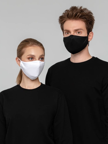 Маска для лица, черная