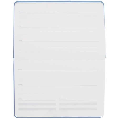 Еженедельник Urban, недатированный, голубой