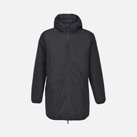 Куртка-парка унисекс Reverse, черная