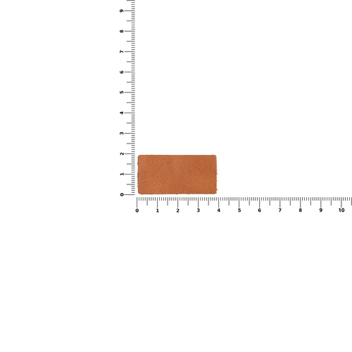 Лейбл кожаный Pasek, XS, горчичный