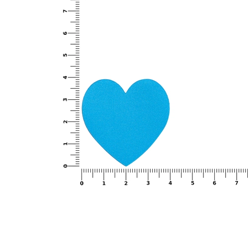 Наклейка тканевая Lunga Сor, M, голубая