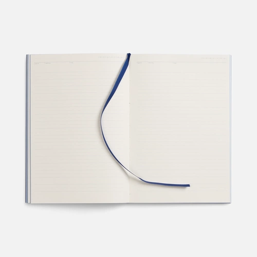 Ежедневник Flat, недатированный, синий, ver.2