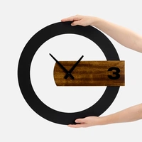 Часы TimeLord, черные с коричневым