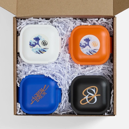 Набор ланчбоксов для снеков Lunch Crunch с нанесением