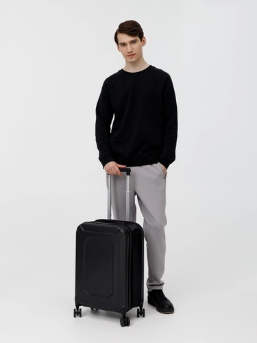 Чемодан Platta, черный