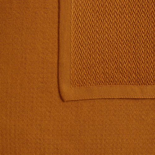 Плед Ornato, оранжевый (светлое золото)