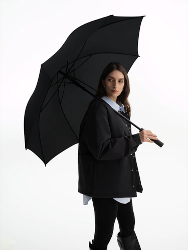 Зонт-трость Simple Golf, черный