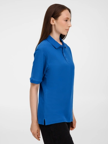 Рубашка поло унисекс Upswing, ярко-синяя