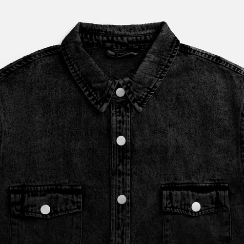 Куртка джинсовая O3, черная