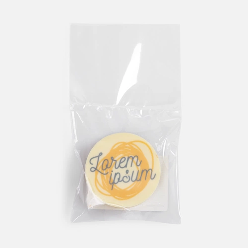 Печенье Dream White в белом шоколаде, круг