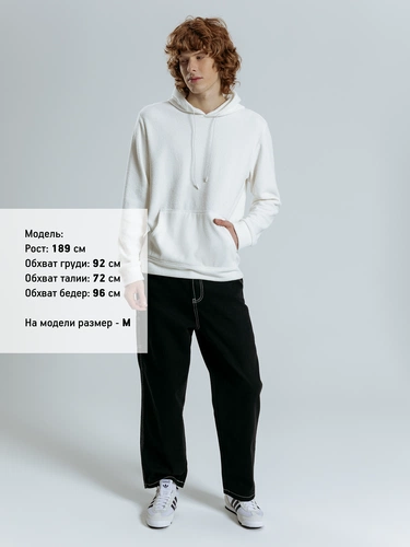 Худи унисекс Prima Vista, белое