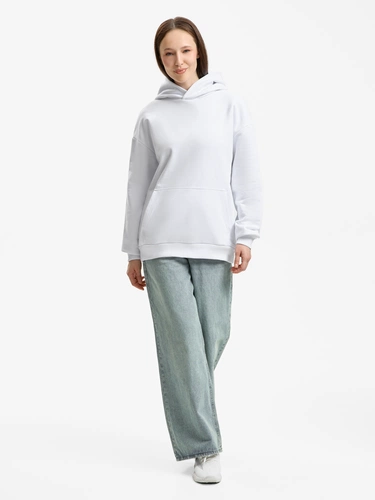 Худи унисекс оверсайз Daylero, белое