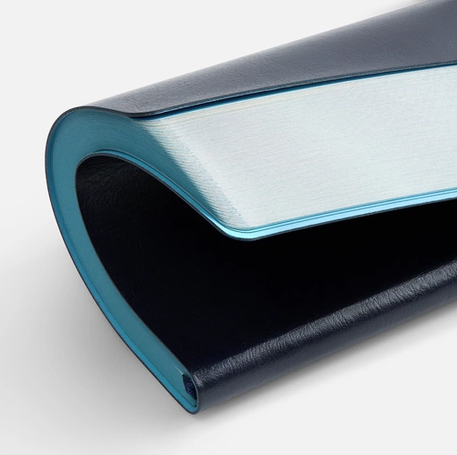 Ежедневник Doppio, недатированный, синий с голубым