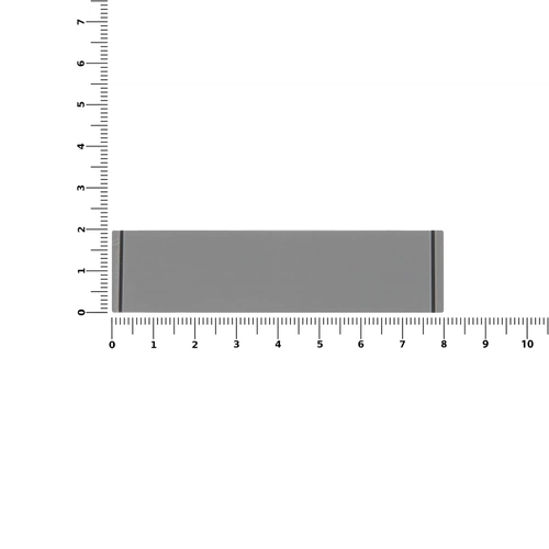 Лейбл из ПВХ Dzeta, S, серый